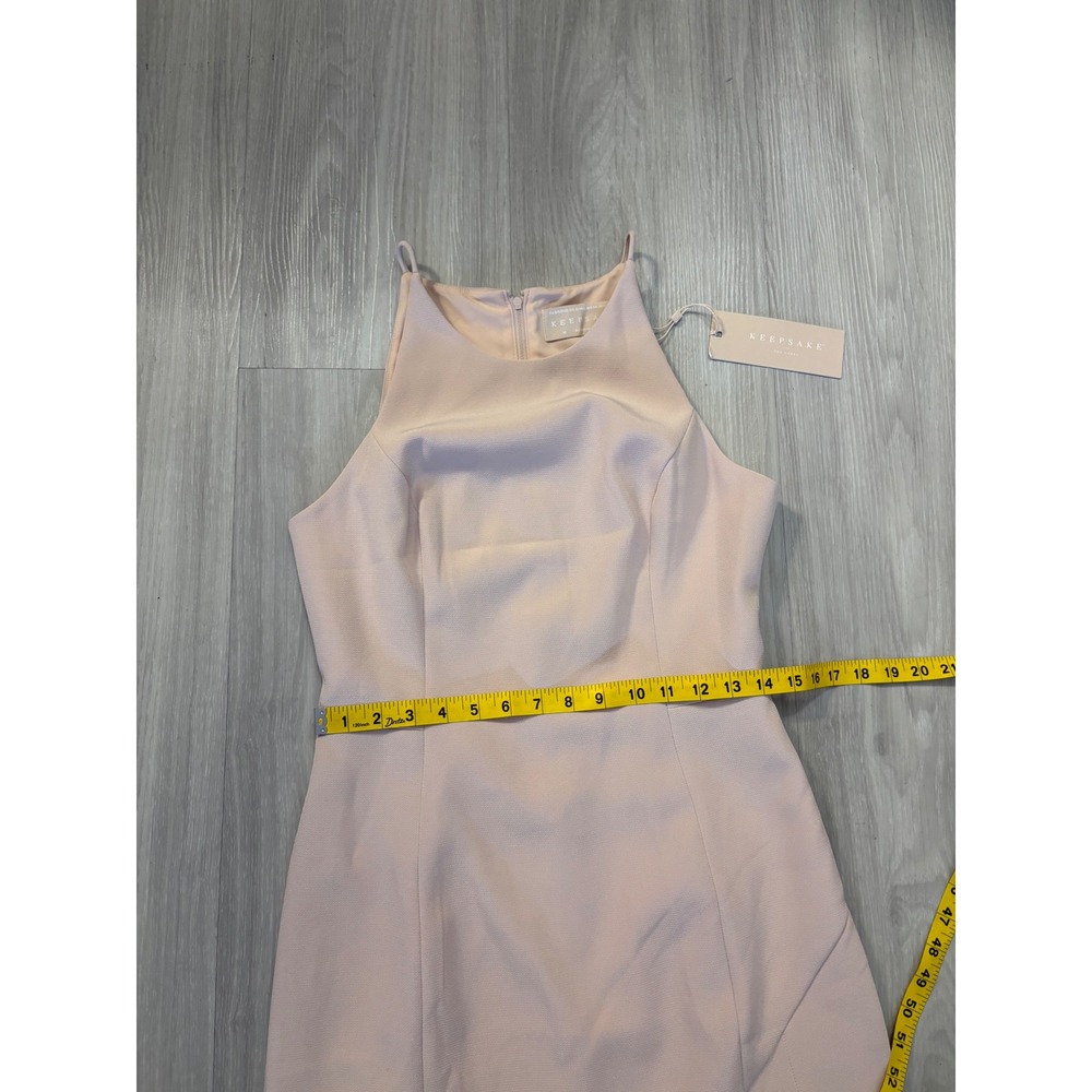 Keepsake The Label Maxi Dress Women Pink Halter Neck Tulip Wrap Size 6 NWT - Picture 8 of 16